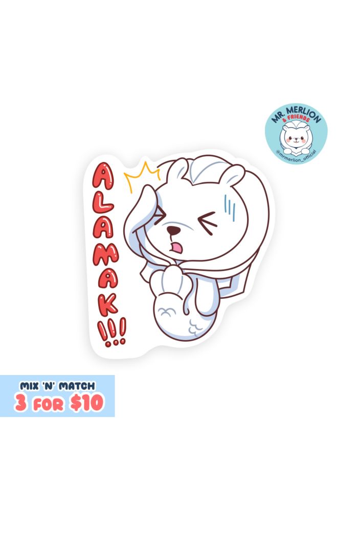 MR MERLION ALAMAK STICKER