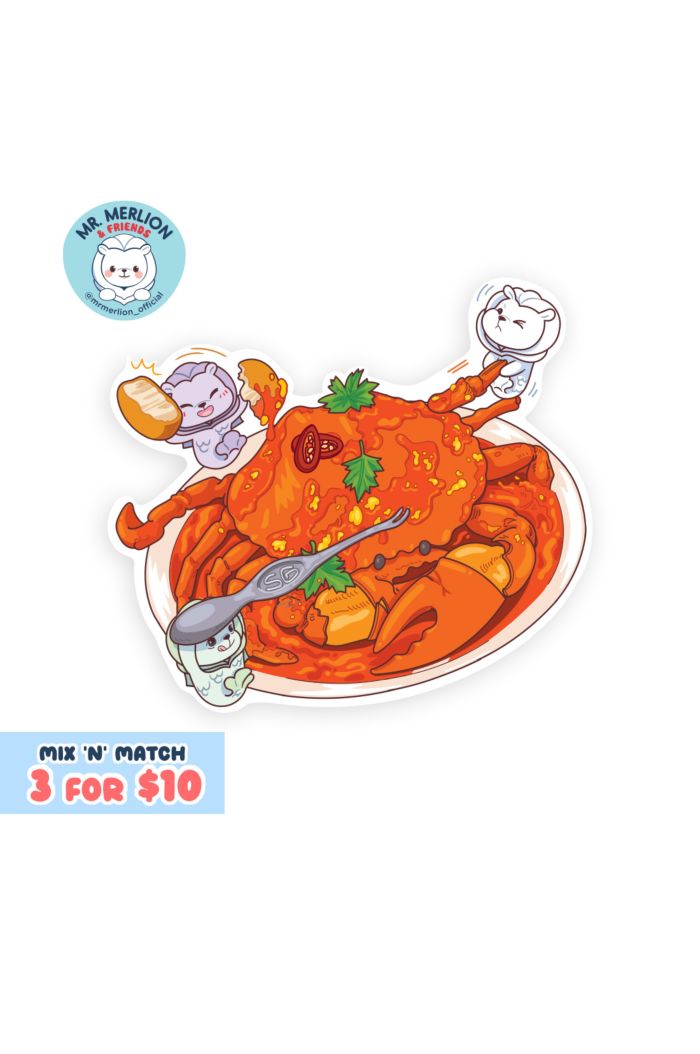 MR MERLION CHILLI CARD STICKER
