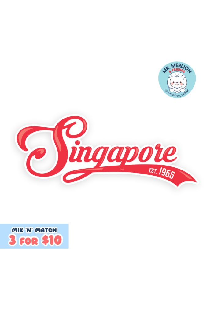 MR MERLION EST 1965 STICKER STICKER L