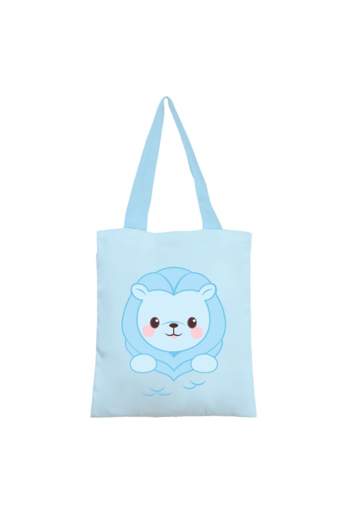 MR MERLION & FRIENDS BIG FACE CANVAS TOTE BAG