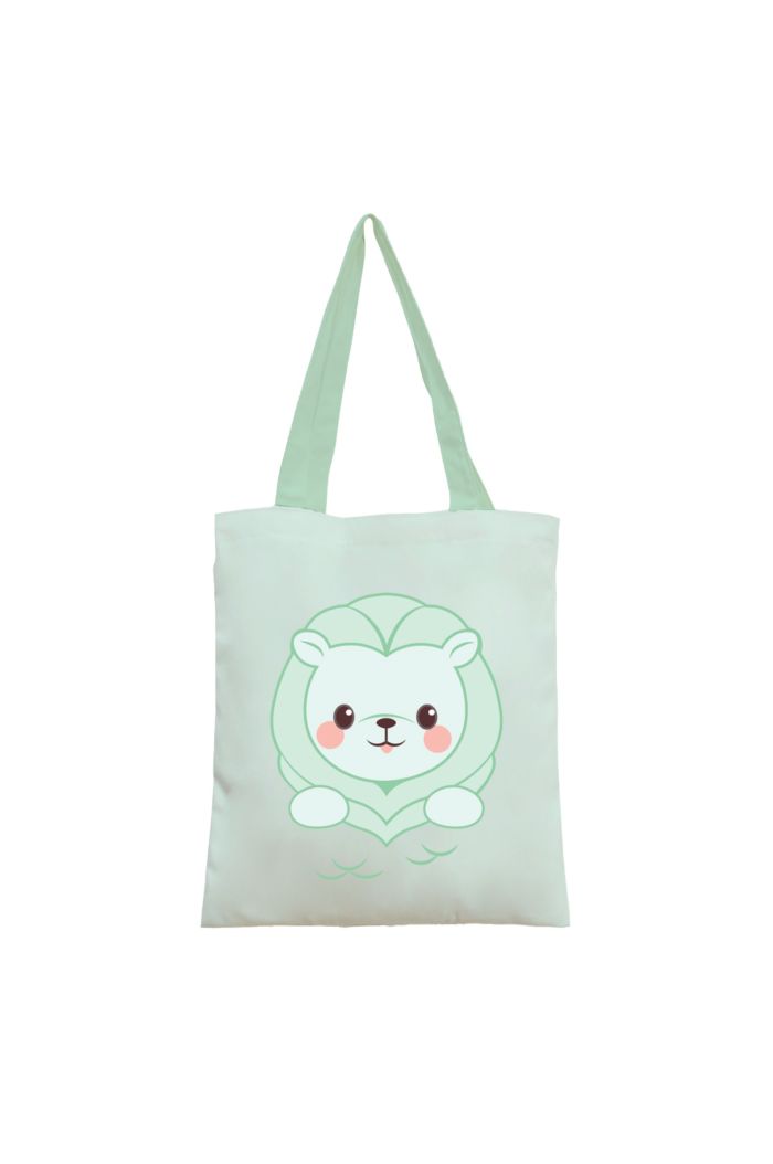 MR MERLION & FRIENDS BIG FACE CANVAS TOTE BAG