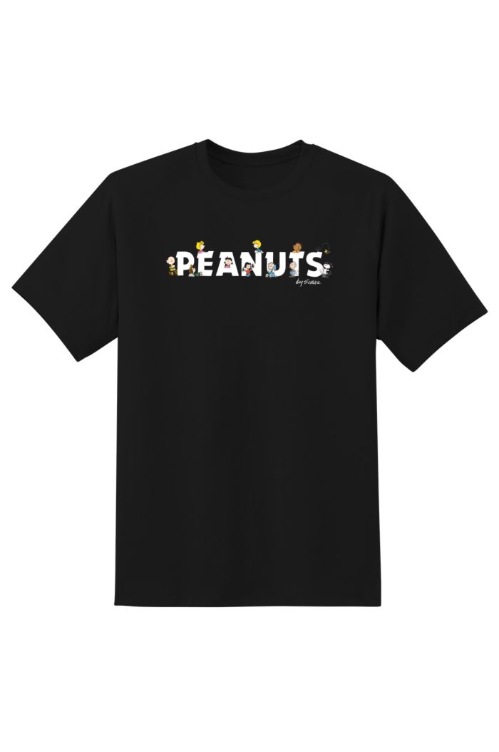 PEANUTS PEANUTS CHIBI T-SHIRT BLACK XS