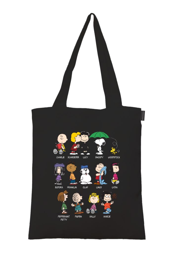 PEANUTS  FULL CHARACTERS CANVAS TOTE BAG