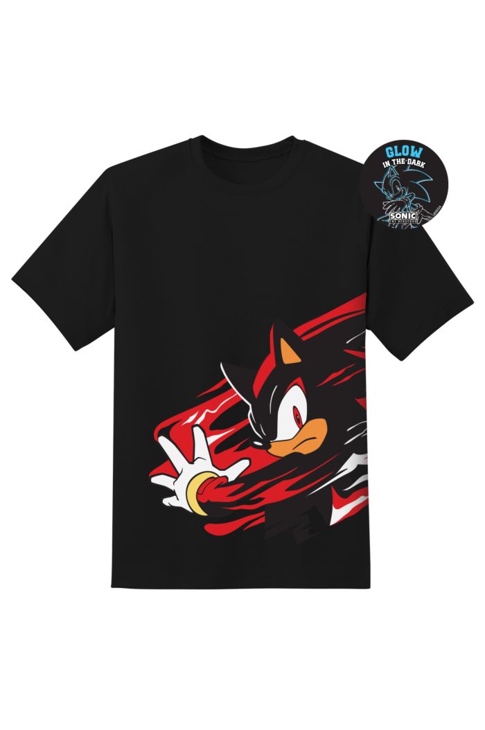 SONIC PANORAMA SHADOW T-SHIRT BLACK XS