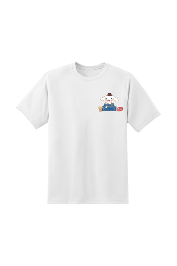 SANRIO CINNAMOROLL LONDON BUS T-SHIRT WHITE S