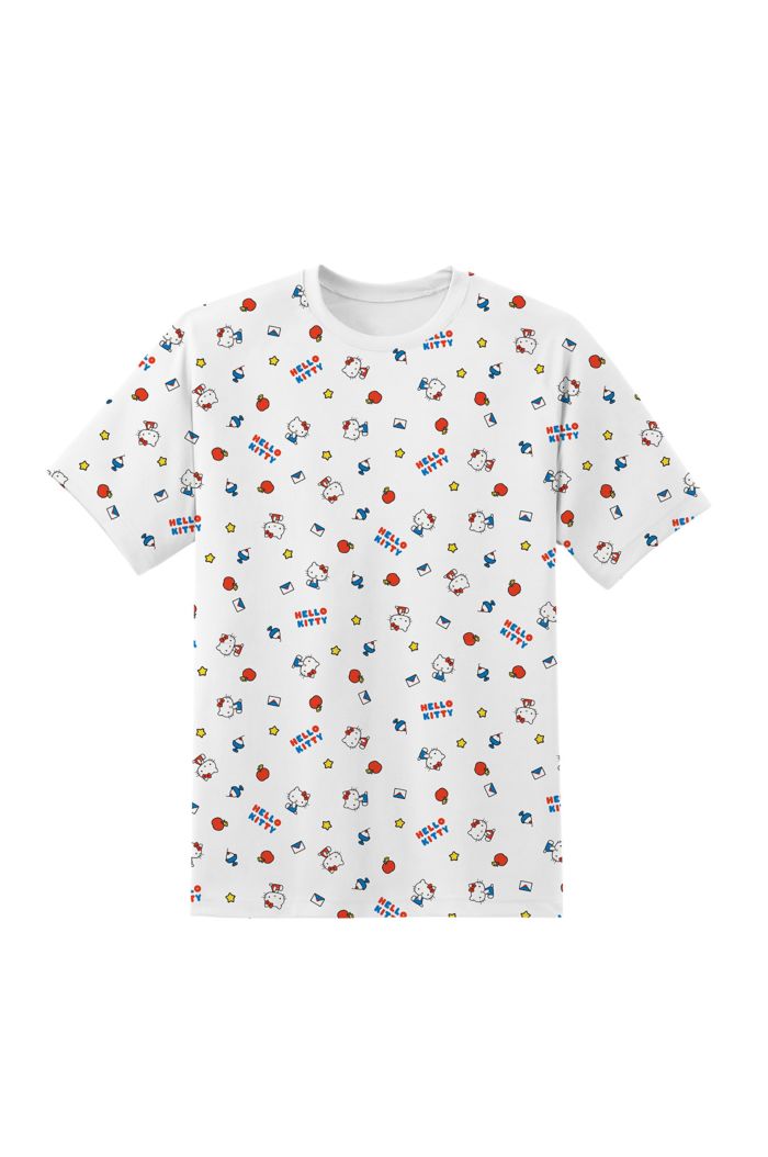 SANRIO MINI HELLO KITTY ALLOVER T-SHIRT