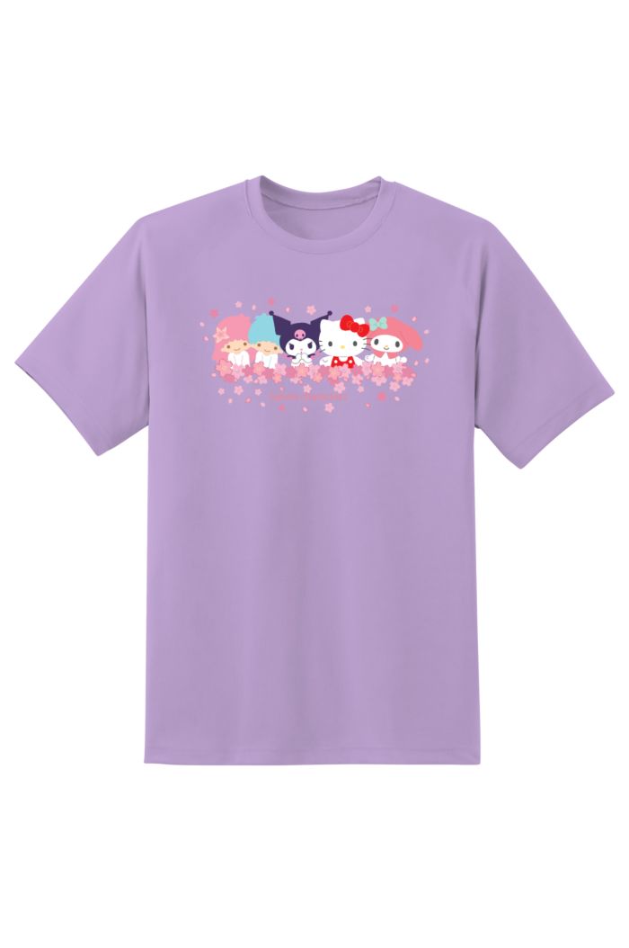 SANRIO MIX SAKURA T-SHIRT LAVENDER XS