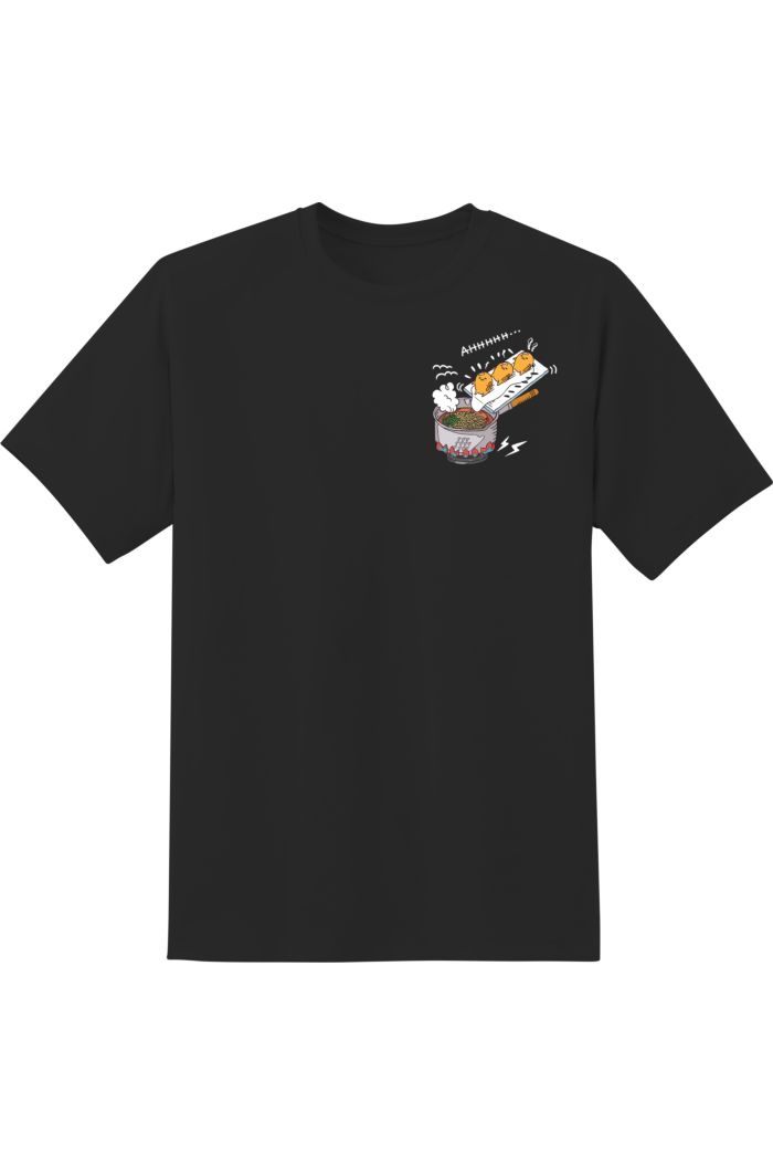SANRIO GUDETAMA COMIC T-SHIRT BLACK L