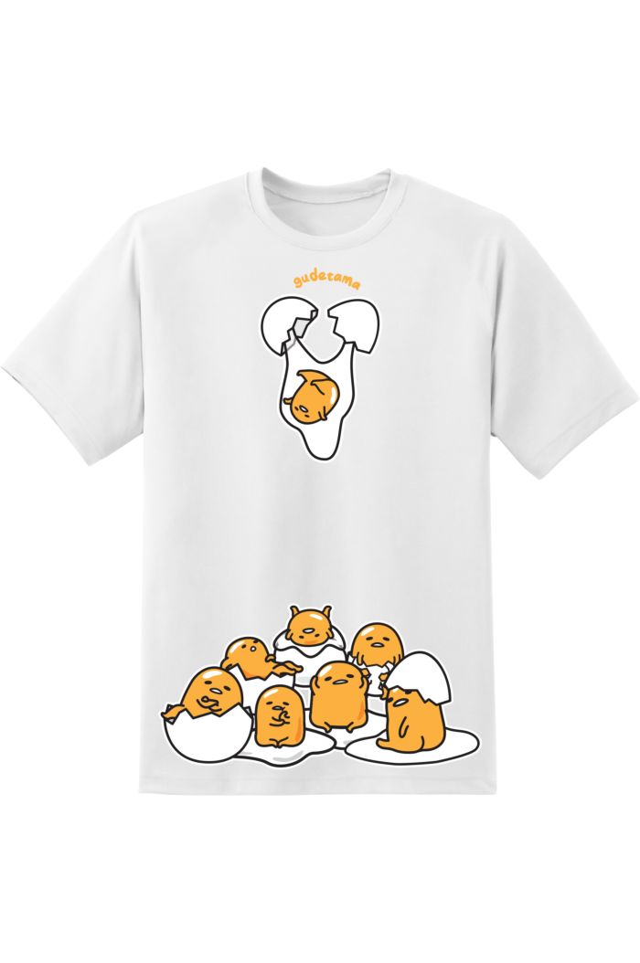 SANRIO GUDETAMA & FRIENDS T-SHIRT WHITE M