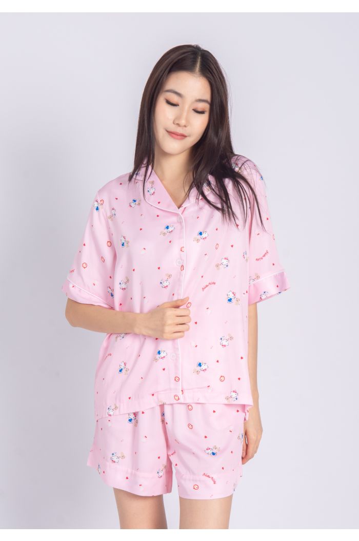 SANRIO KT MY ROOM PYJAMAS SET PINK FREE SIZE