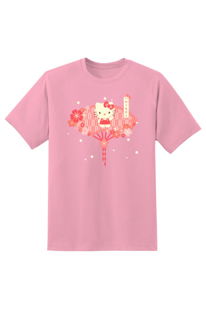 SANRIO KT FAN T-SHIRT LIGHT PINK S