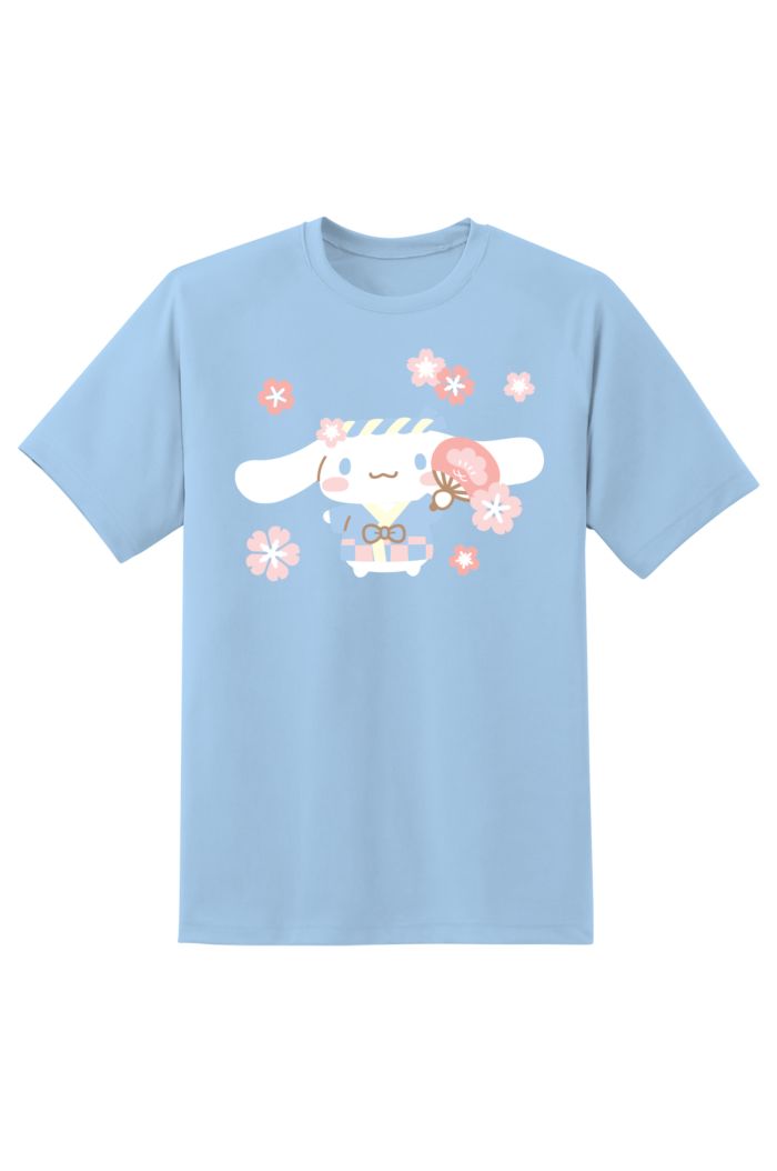 SANRIO CN FLUFFY TAIL T-SHIRT PASTEL BLUE L