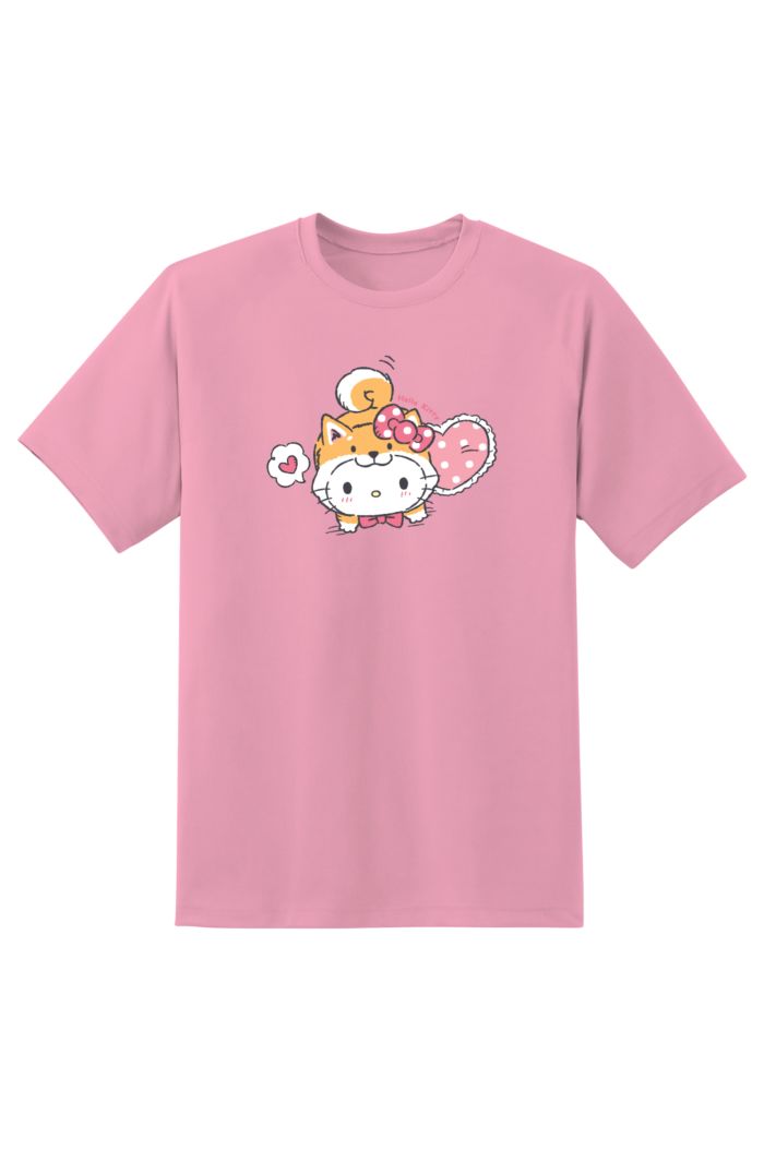 SANRIO KT SHIBA T-SHIRT PINK XS