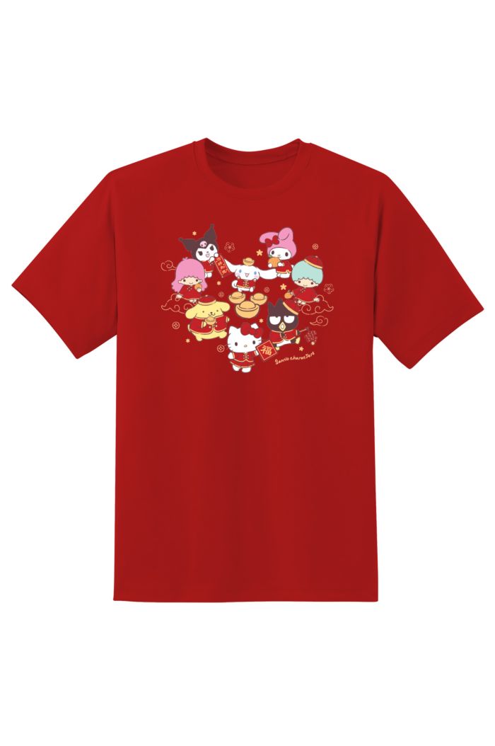 SANRIO MIX CNY CHARACTERS T-SHIRT