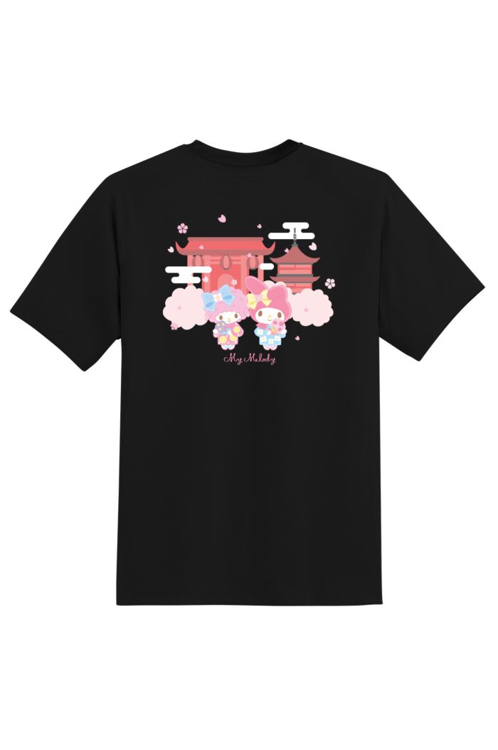 SANRIO MM ASAKUSA KIMONO T-SHIRT BLACK XS