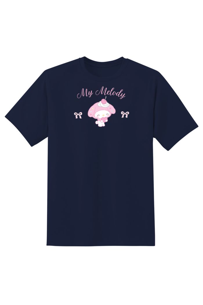 SANRIO MM CHERRY T-SHIRT NAVY XS
