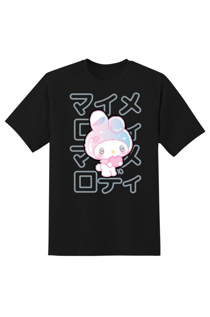 SANRIO MM KAWAII T-SHIRT BLACK XS