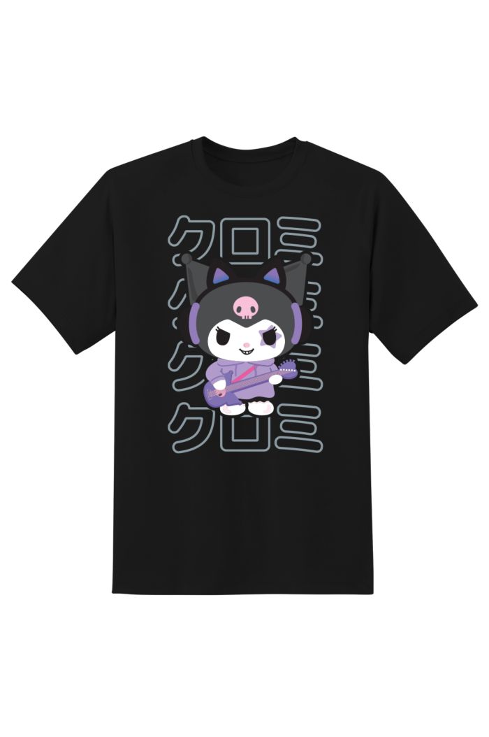 SANRIO KU MUSIC T-SHIRT BLACK XS