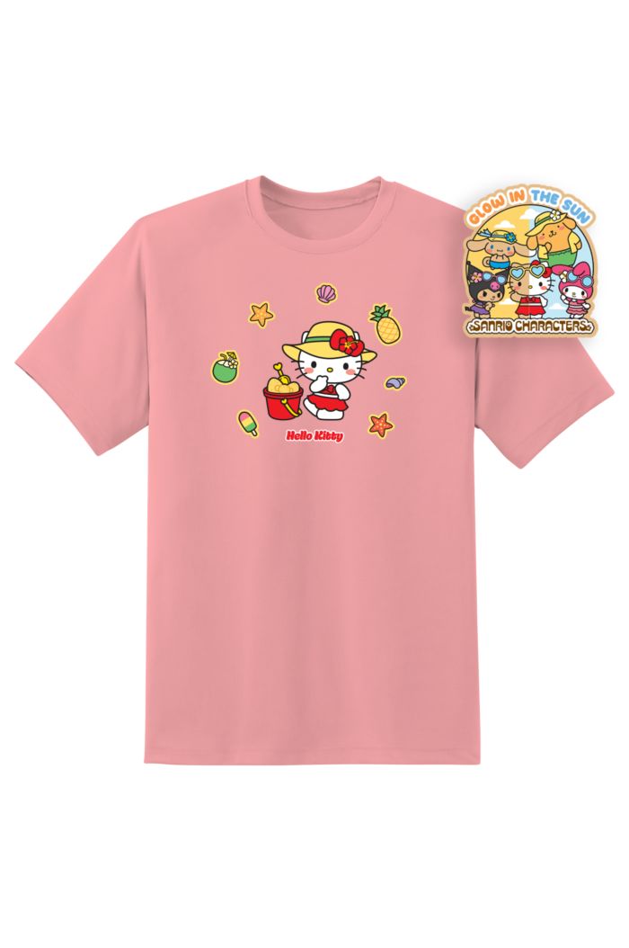 SANRIO SUMMER KT T-SHIRT PASTEL PINK XS