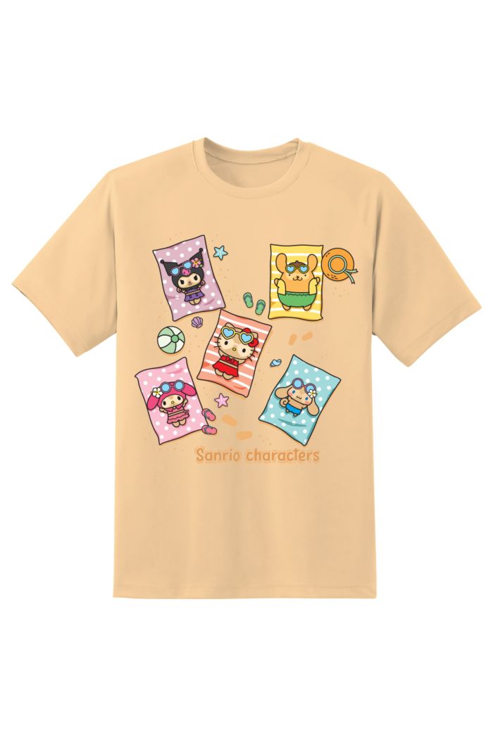 SANRIO BEACH COLLECTION T-SHIRT CREAM XS