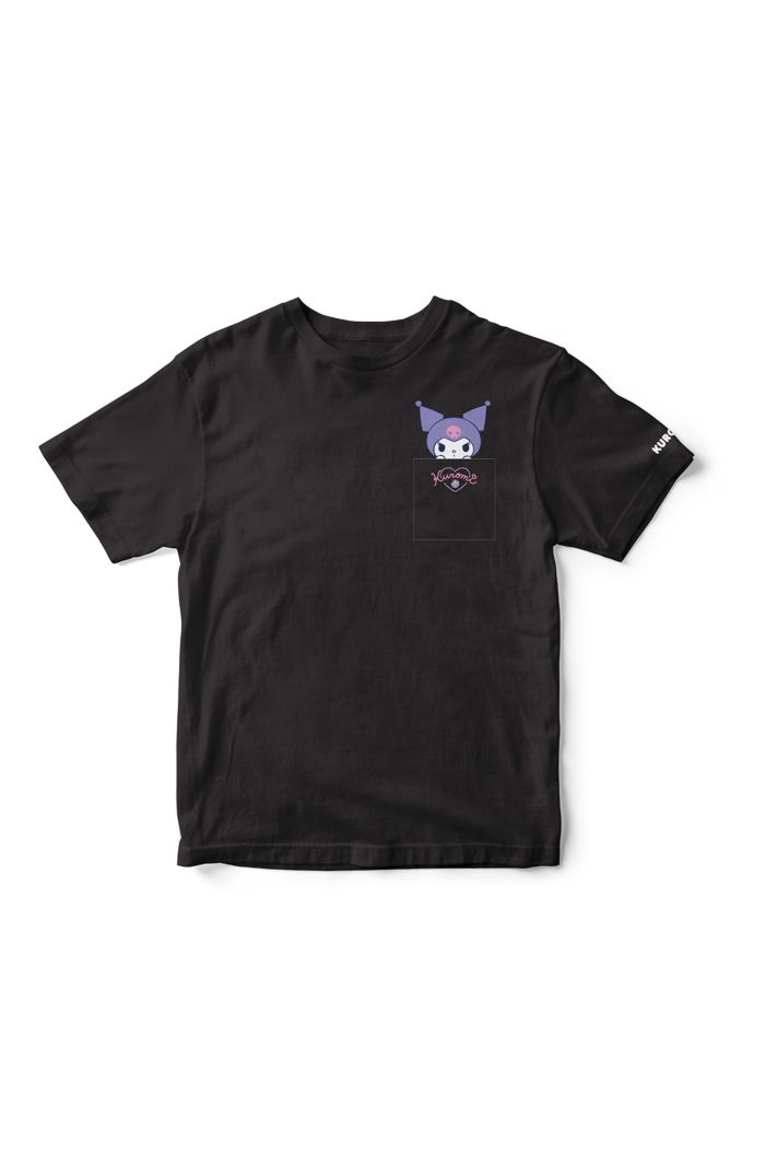 SANRIO KUROMI POCKET T-SHIRT - KIDS