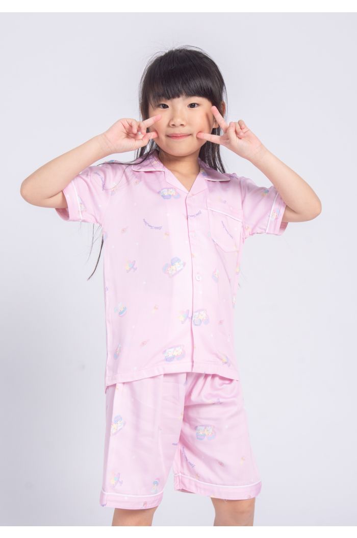 SANRIO LTS MY ROOM PYJAMAS SET - KIDS PINK S