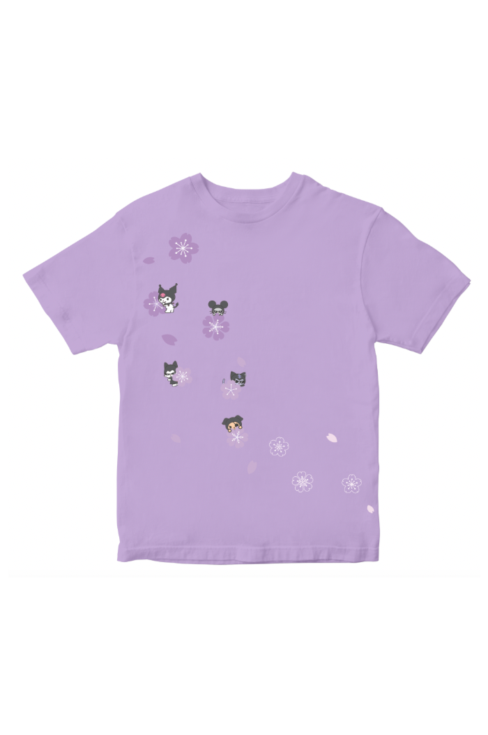 SANRIO KU & FRIENDS T-SHIRT - KIDS LAVENDER S