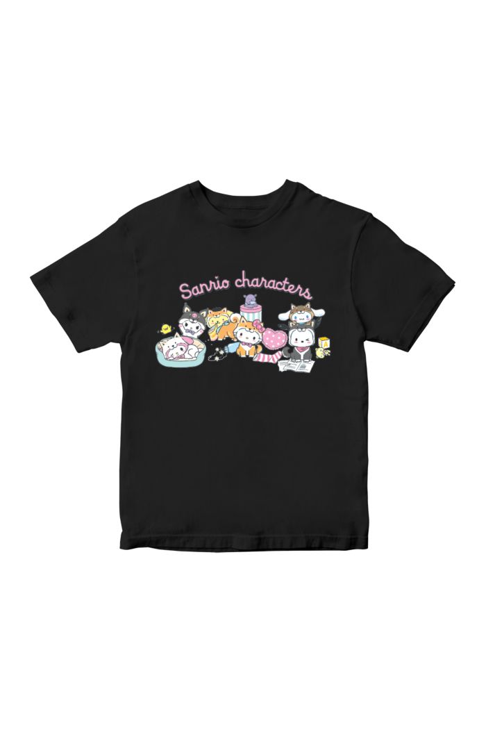 SANRIO MIX CHARACTER SHIBA T-SHIRT - KIDS