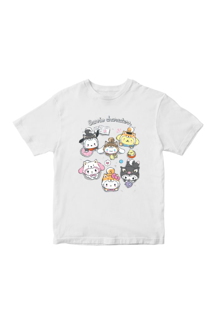 SANRIO MIX SHIBA STACKING T-SHIRT - KIDS