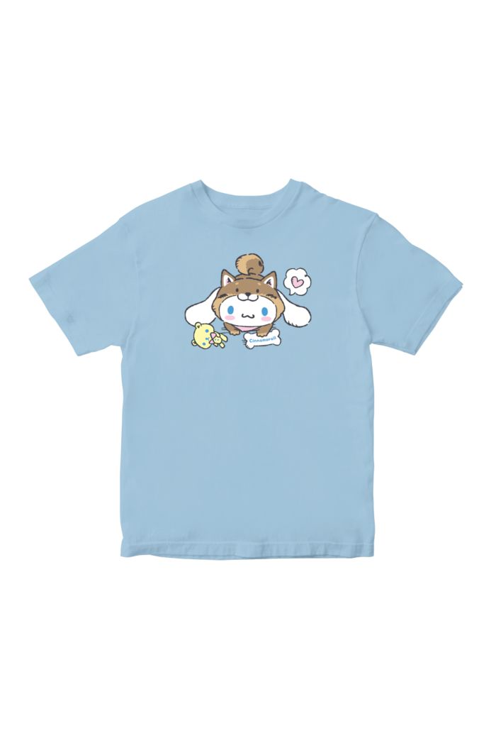 SANRIO CN SHIBA T-SHIRT - KIDS PASTEL BLUE S