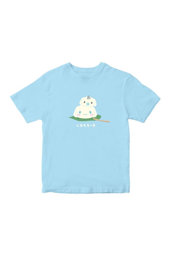 SANRIO CN OMANJU T-SHIRT - KIDS PASTEL BLUE S