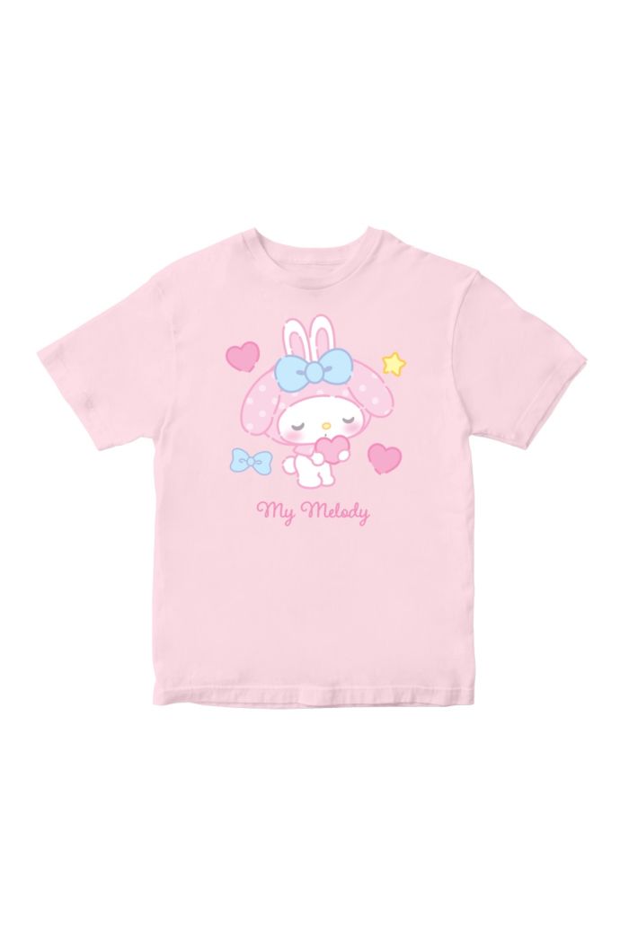 SANRIO MM LOVELY T-SHIRT - KIDS LIGHT PINK S