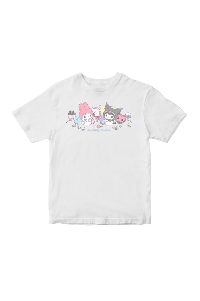SANRIO MM KU COMIC T-SHIRT - KIDS WHITE XXL