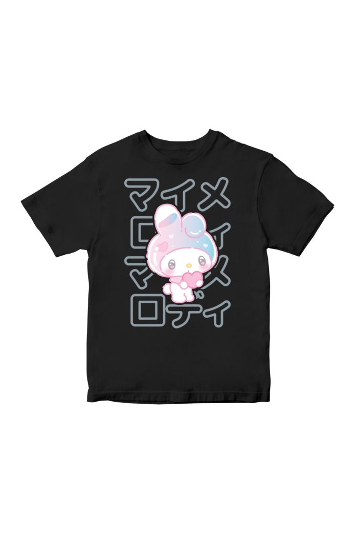 SANRIO MM KAWAII T-SHIRT - KIDS BLACK S