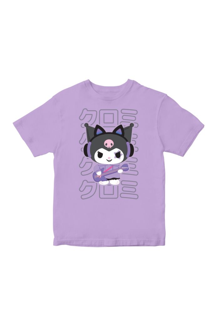 SANRIO KU MUSIC T-SHIRT - KIDS LAVENDER S