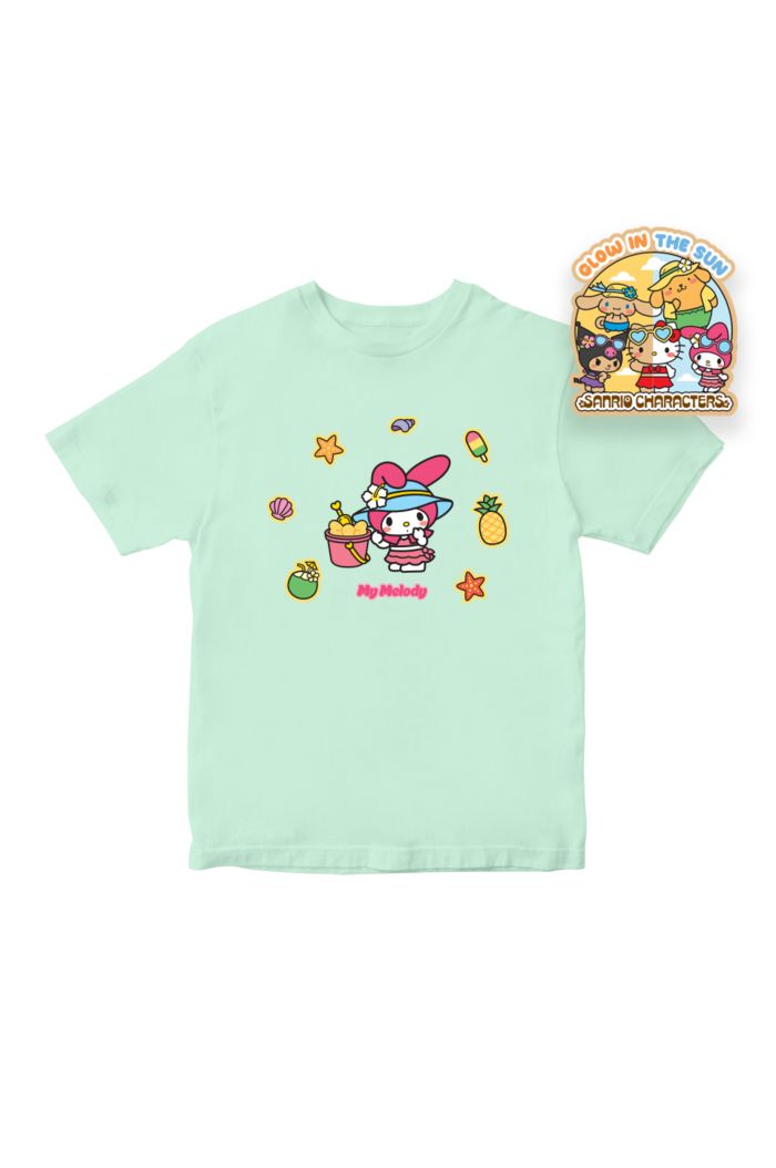 SANRIO SUMMER MM T-SHIRT - KIDS MINT S