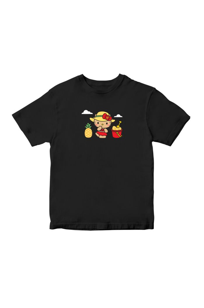 SANRIO KT SUNBATHING T-SHIRT - KIDS