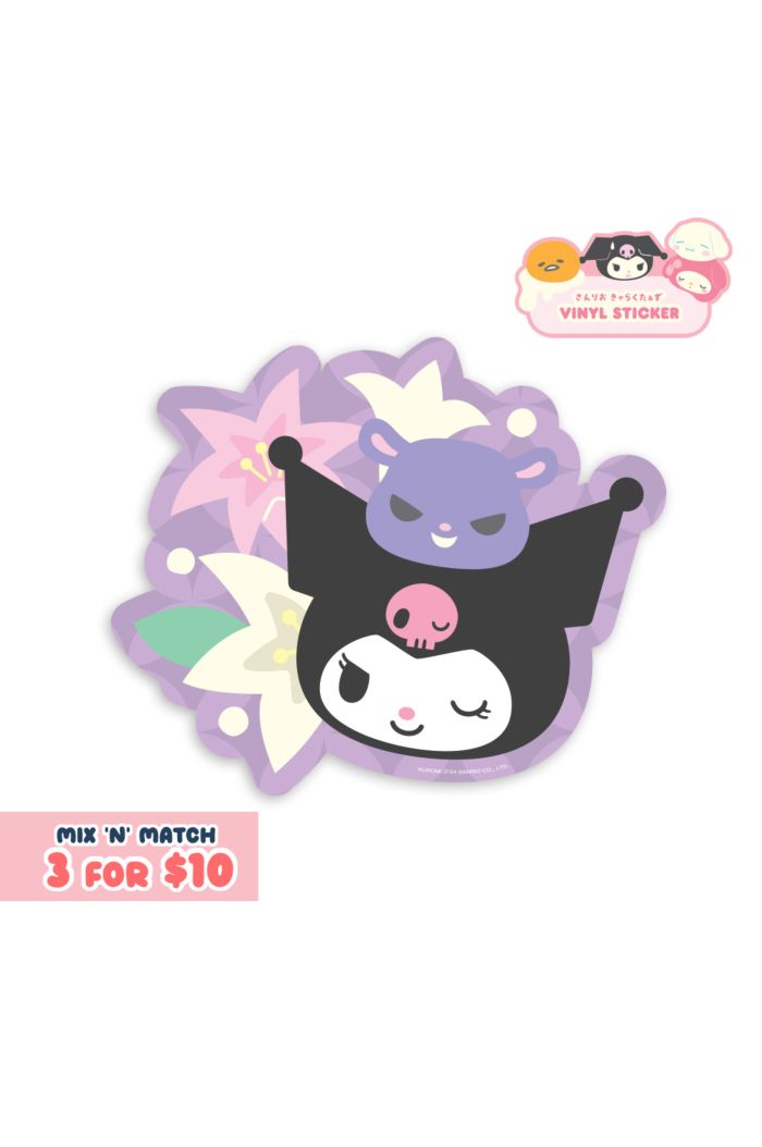 SANRIO KU OMANJU FLORA STICKER STICKER L