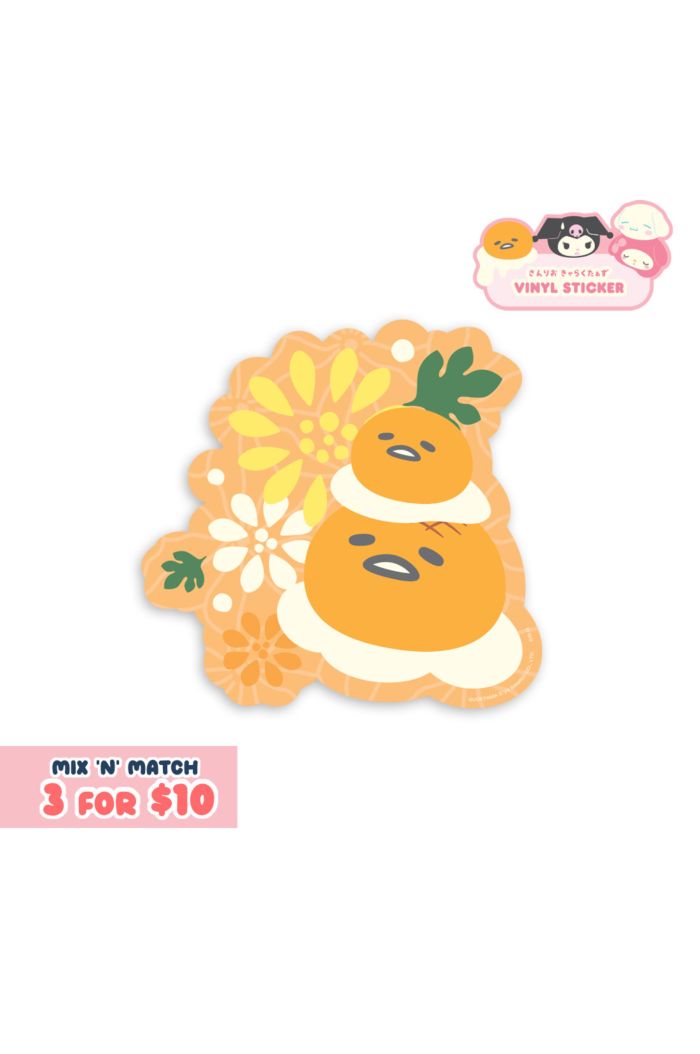 SANRIO GU OMANJU FLORA STICKER STICKER L