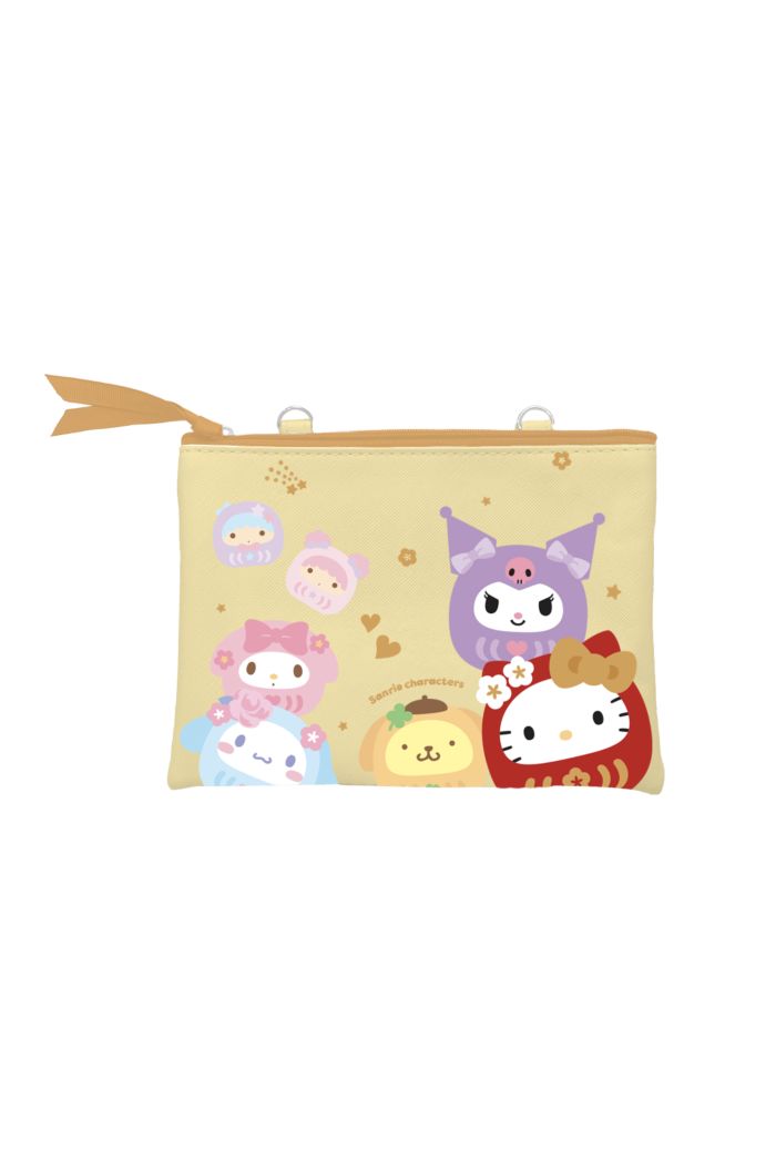 SANRIO MX DARUMA FAMILY COSMETIC POUCH