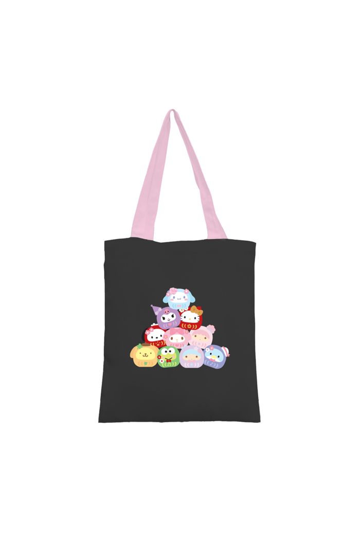 SANRIO MX DARUMA STACKING CANVAS TOTE BAG