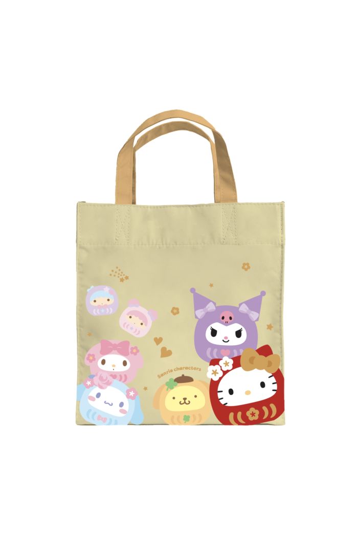 SANRIO MX DARUMA FAMILY CANVAS TOTE BAG