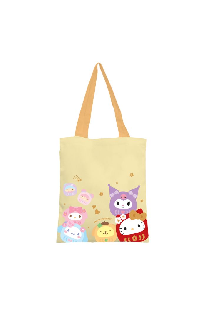 SANRIO MX DARUMA FAMILY CANVAS TOTE BAG