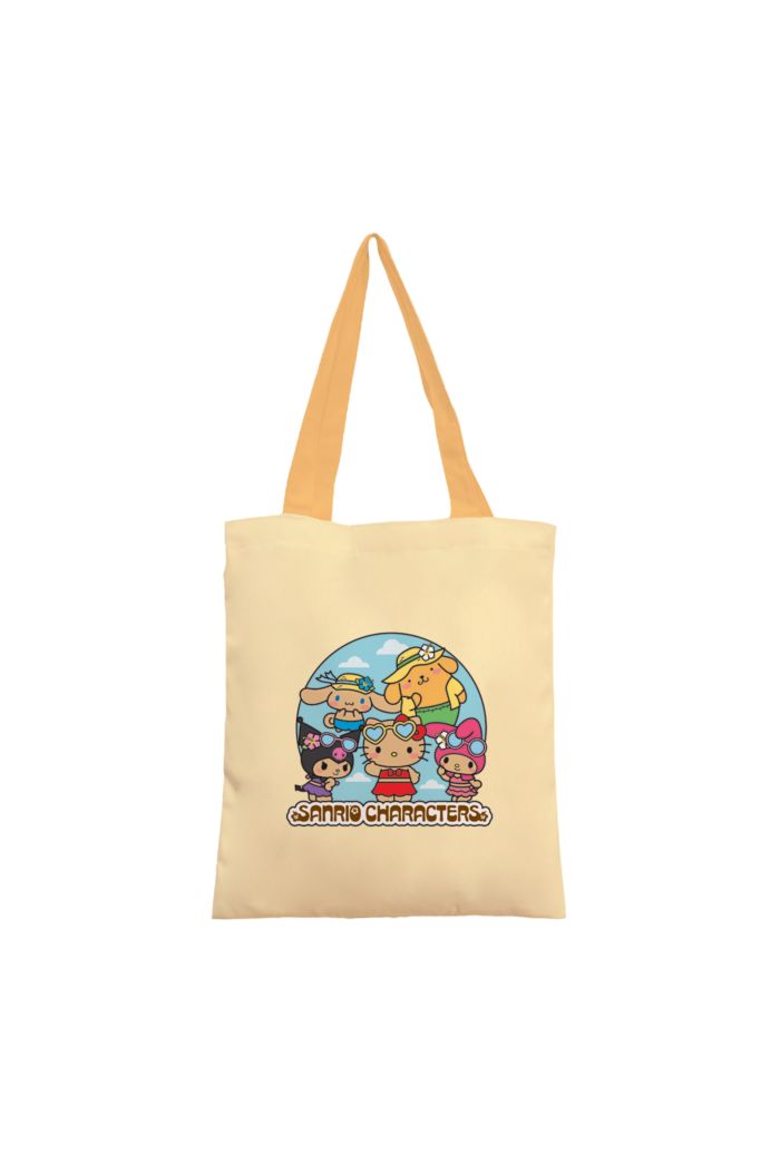 SANRIO BEACH COLLECTION CANVAS TOTEBAG