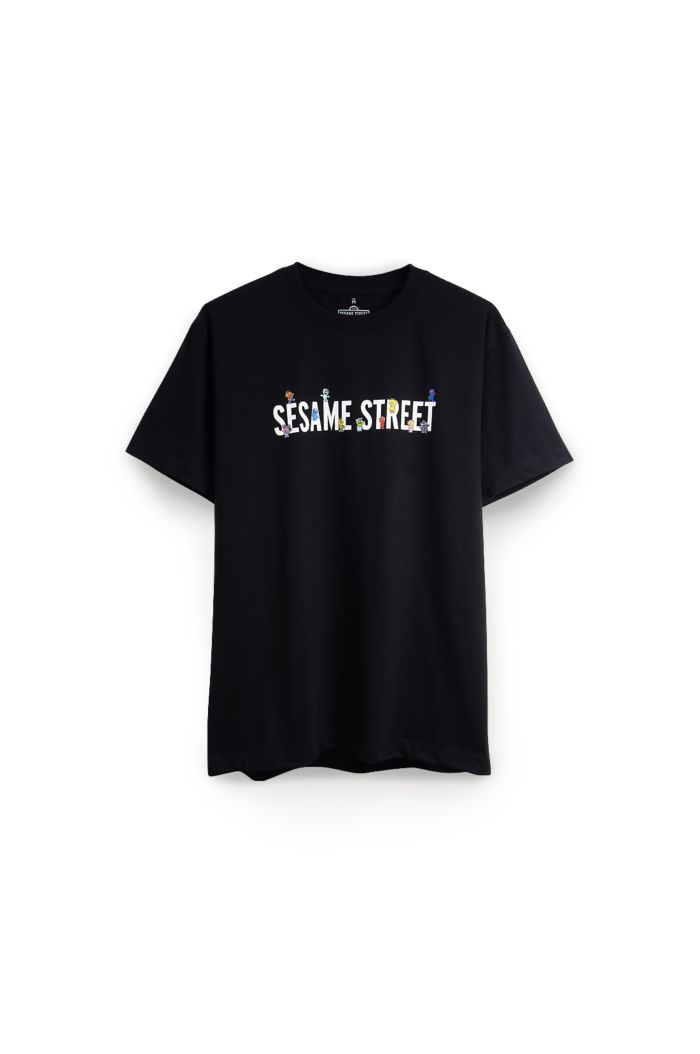 SESAME CHIBI SESAME T-SHIRT BLACK XS