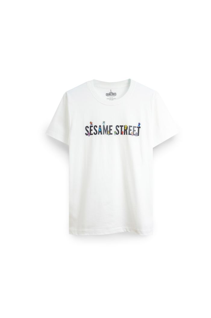 SESAME CHIBI SESAME T-SHIRT WHITE XS