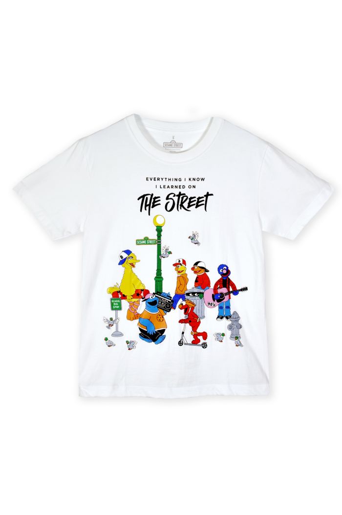 SESAME THE STREET T-SHIRT WHITE XS