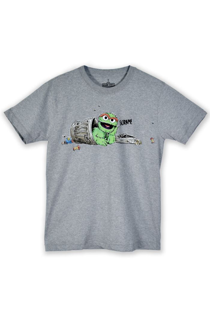 SESAME TRASH TRAIL T-SHIRT GREY XS