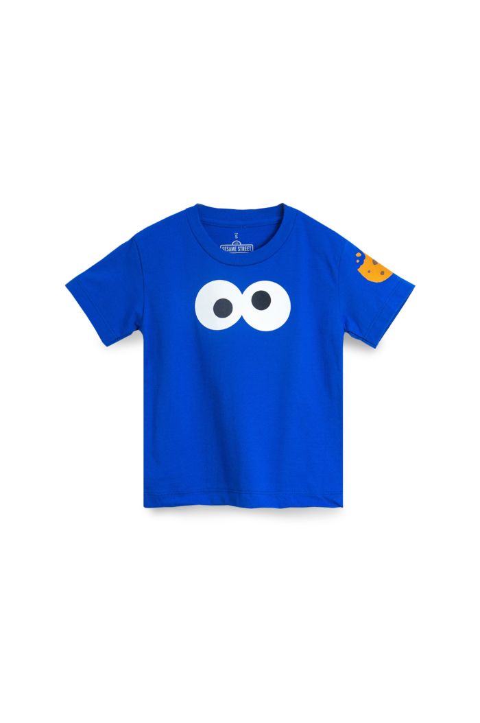 SESAME COOKIES MONSTER FACE T-SHIRT - KIDS