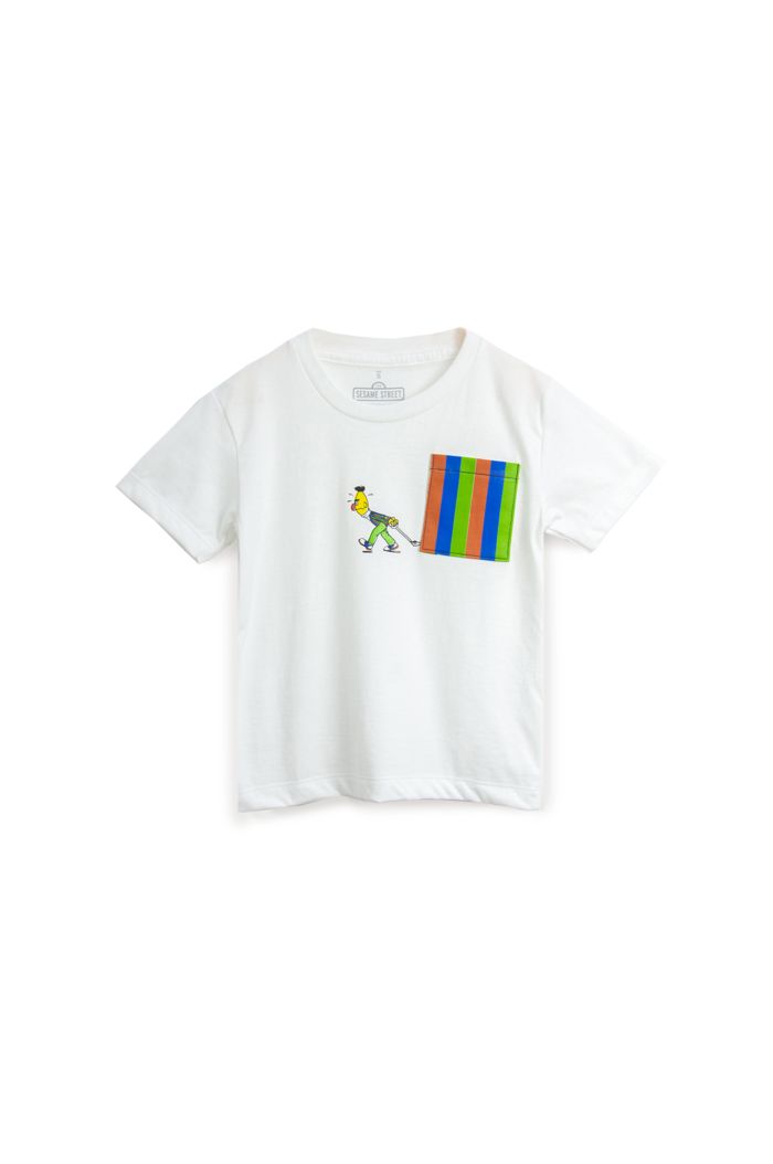 SESAME BERT POCKET T-SHIRT - KIDS